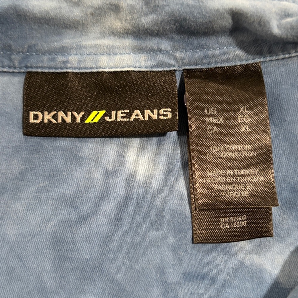 Blue Stylish Long-Sleeve Shirt with embroidery pattern - Picture 2 of 4